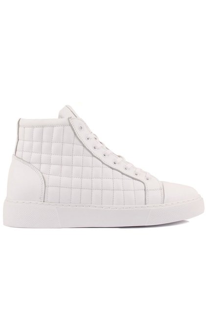 - White Leather Eva Sole Casual Shoes Boots 102-8011-He1065