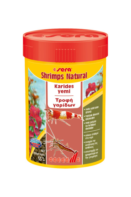 Shrimps Granules Nature 100 ML 55gr Karides Yemi Orjinal kutusunda Skt:10/2028