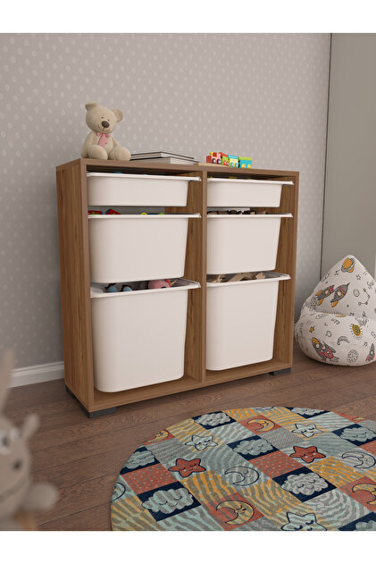 Pratico Carla 2 + 2 + 2 Tropik Ceviz Ultra Derin Sepetli Çok