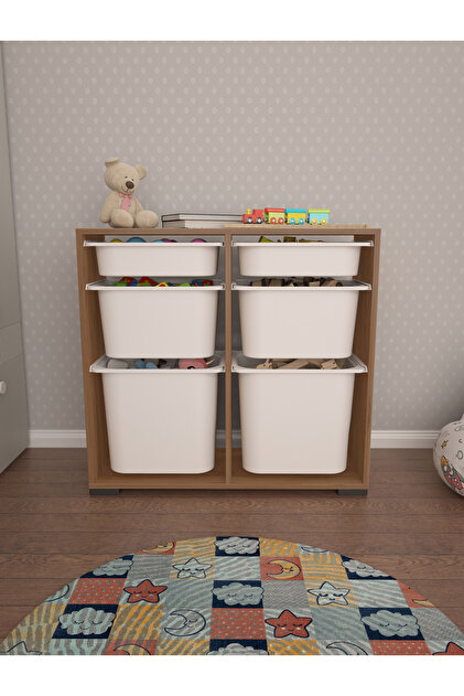 Pratico Carla 2 + 2 + 2 Tropik Ceviz Ultra Derin Sepetli Çok