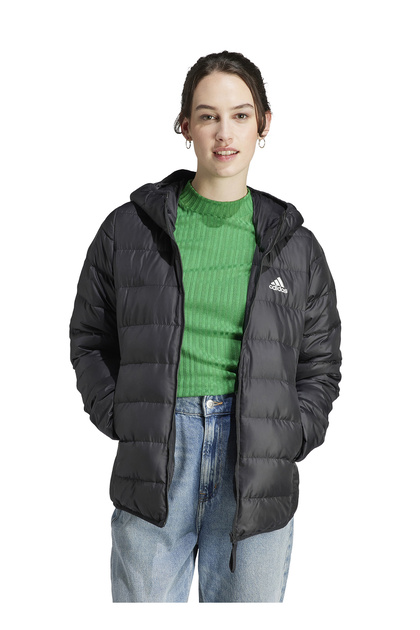 adidas HZ5724-W ESS L D HO J BLACK Siyah Kadın Kapüşon Yaka Normal