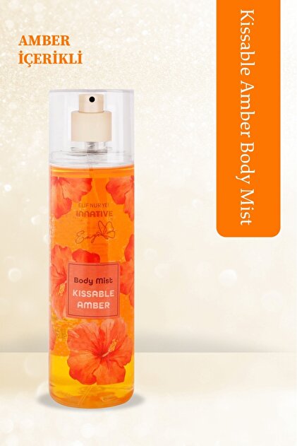 INNATIVE Elif Nur Yel Eny Body Mist Kissable Amber Vücut Spreyi