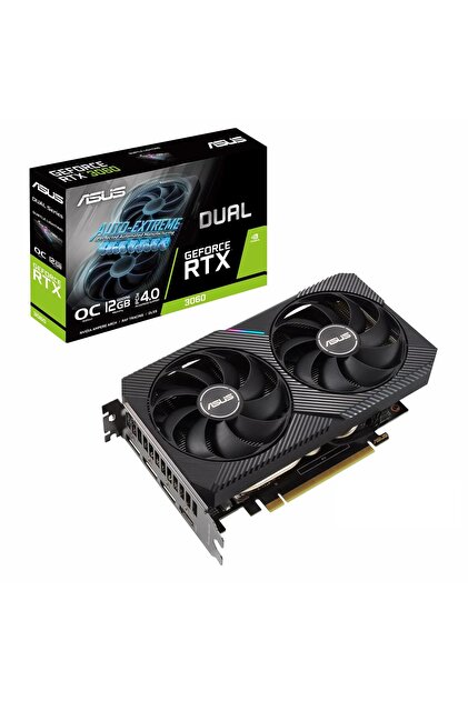 ASUS GeForce RTX3060 12GB ジャンク ASUS DUAL-RTX3060-O12G V2 12GB Geforce RTX3060 GDDR6 192bit HDMI