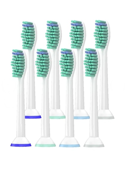 Kyver Sonicare Şarjlı Diş Fırçası Uyumlu Yedek Başlık 8'li Paket