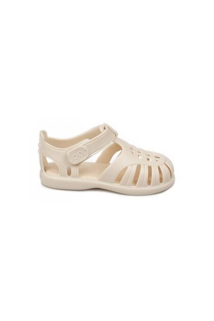 Детски сандали Tobby Solid в цвят слонова кост