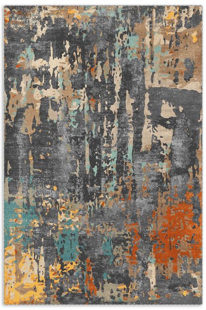 Cashmere Texture Soft Non-Slip Cotton Base Living Room Hall Kitchen Hallway Children's Orange Gray Carpet