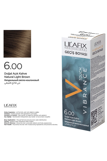 Touch Vibrance Cila Set Saç Boyası 100 ml 6.00 Doğal Açık Kahve