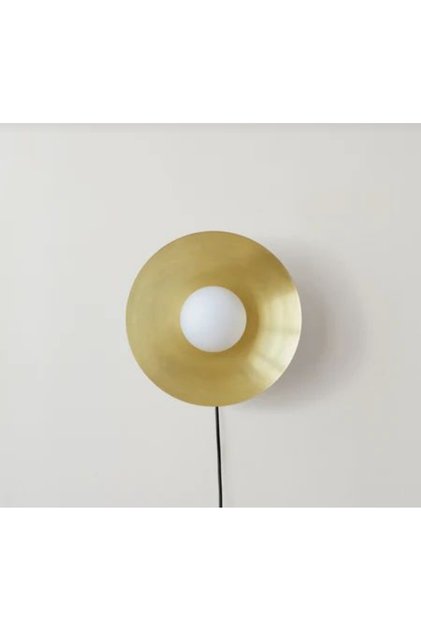 Modern E27 Lampholder Sconce Opal Glass Wall Lamp Wired Sconce