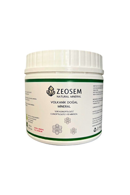 Zeosem Zeolit /klinoptilolit MHA Aktif Ultra Mikronize 1-10 Mikron Toz 300gr