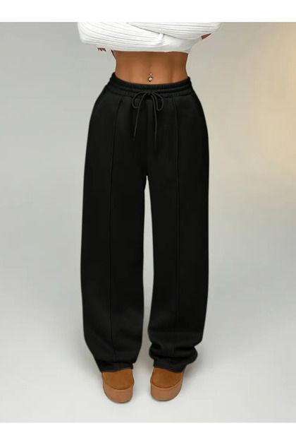 Winter Wide-Leg Sweatpants Oversized Plus Size Sportswear Quality Cut Flexible Comfortable Fabric