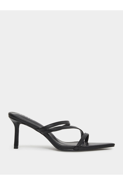 Tosca Black Strappy Sandals