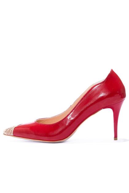 Gema Women's Genuine Patent Leather Stiletto Shoes-K1605M1-3