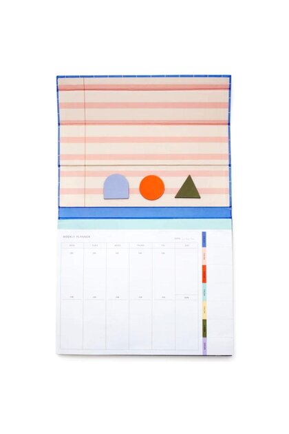 Inkerie Retro-Design Weekly Desk Planner Weekly Planning Set