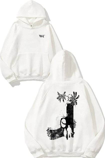 The Last of Us 7 Design Back Printed White Hooded Sweatshirt