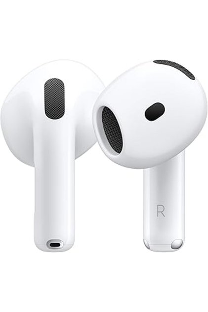 Apple AirPods 4 Wireless Earbuds, Bluetooth Headphones, with Active Noise Cancellation, Adaptive Aud
