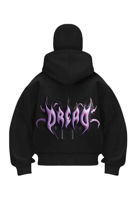 Dread Detail Full Mask Oversize Cardigan