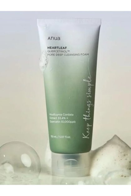 HEARTLEAF QUERCETINOL PORE DEEP CLEANSING FOAM, 150 ML