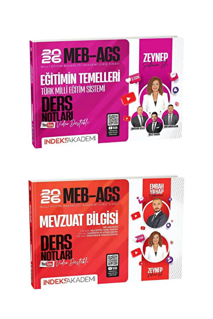 İndeks Akademi 2026 MEB-AGS Eğitimin Temelleri ve Türk Milli