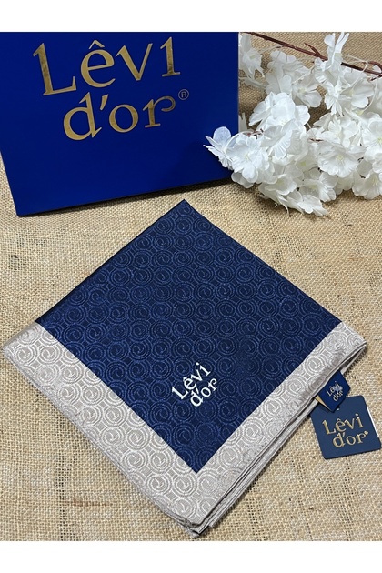 Levidor Halka Desen Monogram Eşarp