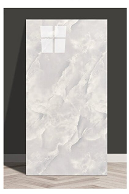 30x60 Cm Mermer Desenli Kendinden Yapışkanlı Mutfak Banyo Wc Kaplama Pvc Duvar Paneli M042