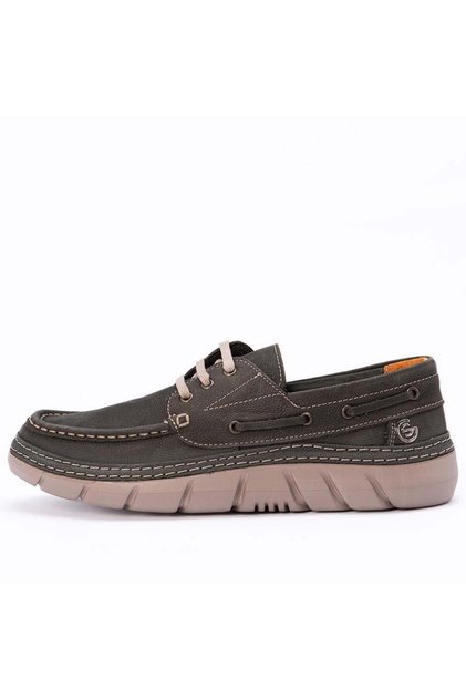 Klaus Men's Khaki Nubuck Leather Shoes241280-1