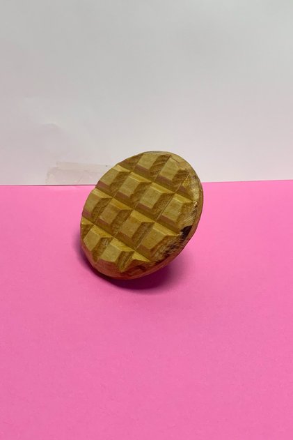 أداة ضغط اللباد الخشبية