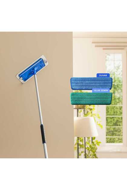 Set 2-in-1 mop - pentru podele (umed) si pereti