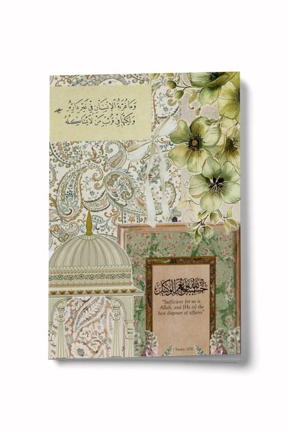 Collage Series 17 - God Is Enough for Us Mini Notebook