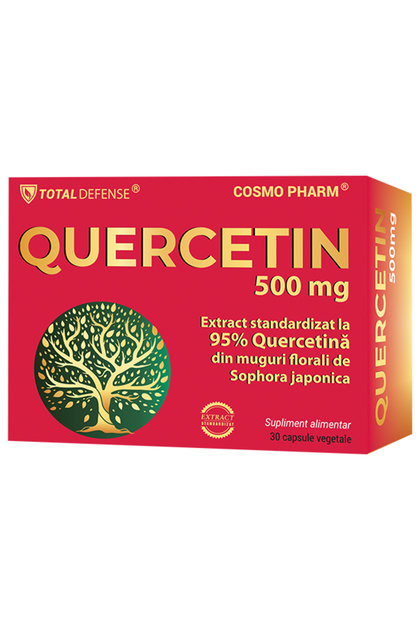 QUERCETINĂ 500 mg, Puternic, Antioxidant