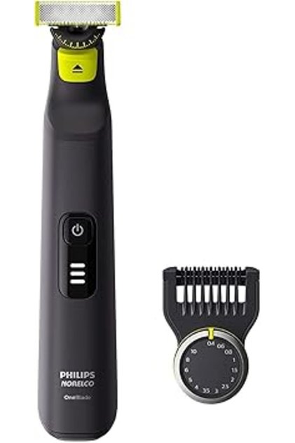 Philips Norelco OneBlade 360 Pro Hybrid Electric Shaver & Trimmer, QP6531/70, Black