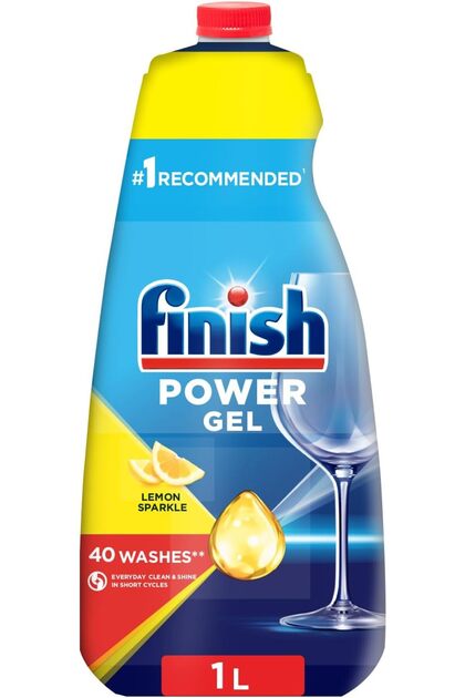 All in One Max Dishwasher Gel, Lemon Sparkle, 1L