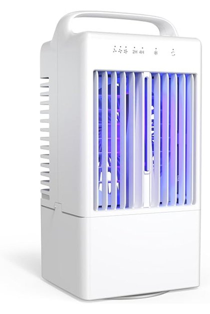 Portable Air Conditioners, 900ml Cooling Fan Evaporative Air Cooler Small Portable AC with 3 Speeds,