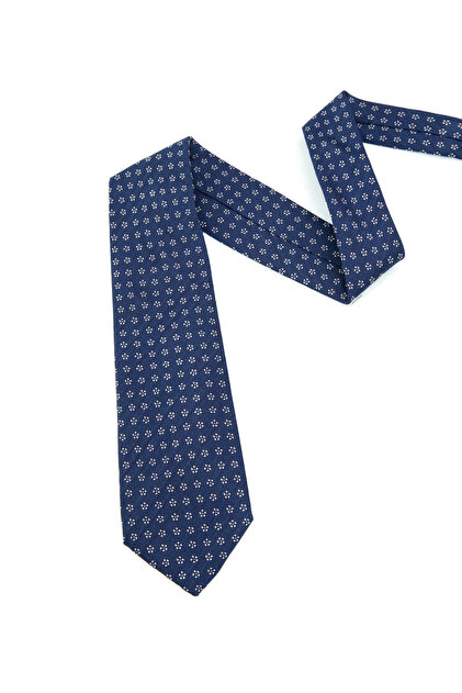 Navy Blue 100% Silk Tie 50317308-200