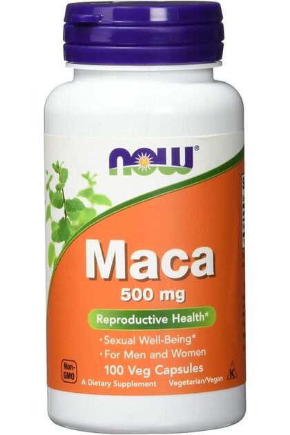 Supplements, Maca (Lepidium meyenii) 500 mg, For Men and Women, Reproductive Health*, 100