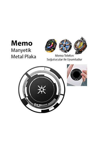 Memo Manyetik Metal Halka - Telefon Soğutucu Uyumlu CX07-CX08 ve