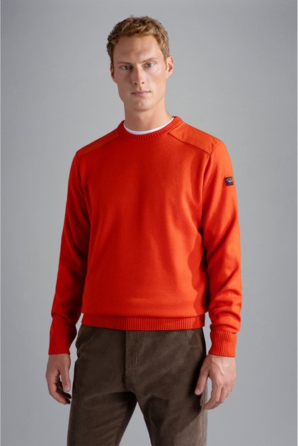 MEN'S KNITTED ROUNDNECK C.W. WOOL