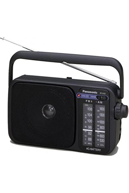 Portable analog FM radio RF-2400D, black