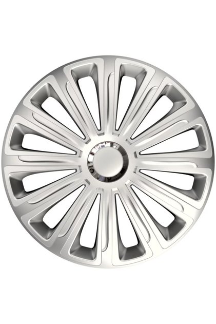Set capace roti auto Trend RC 4buc - Argintiu/Crom - 14''