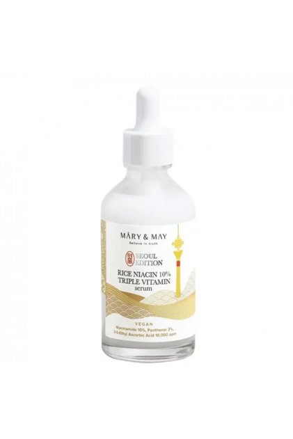 Mary&May, Rice niacin 10% Triple Vitamin Serum, Ser cu niacinamidă 10%, 80ml