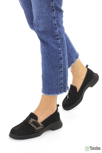 Mammamia Kadın Hakiki Deri Mevsimlik Loafer Günlük Ayakkabı M26