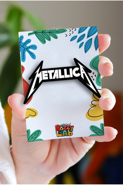 Rozzy Lab Metallica No1 - Rock Music - Müzik - Pin - Rozet - Broş