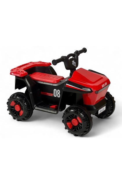 6V Electric Kids Ride On ATV, Battery Powered Quad Bike with 4 Wheels, LED Lights & Music, Ride On Motorcycle Toy for Boys & Girls, Indoor Outdoor Vehicle, Ages 2-5 Years