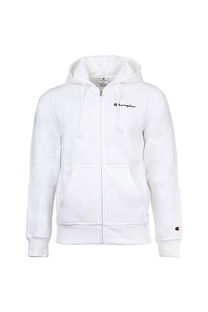 Herren Sweatjacke mit Kapuze - Full Zip Hoodie Sweatshirt, Heavy Soft, Fleece, gesticktes Logo