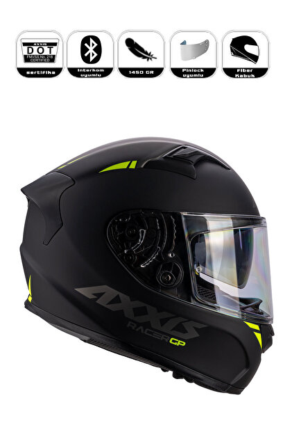 Axxis Gp Racer Sv Fiber Kapalı Kask - Fiyatı, Yorumları