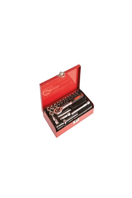 SS4-14C SOCKET SET 4MM - 14MM 1/4" DRV (19PC)