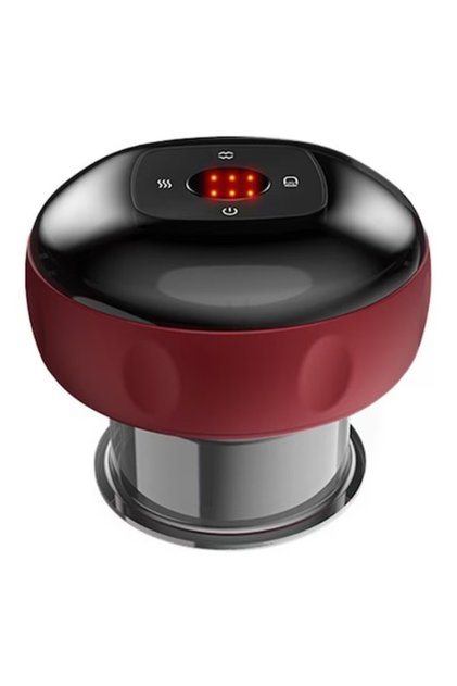 Aparat Electric pentru Masaj GermaNova™, Reincarcabil prin USB, 6 Niveluri de Incalzire, Lumina Ro