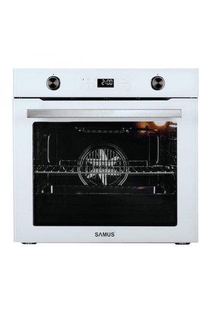 Cuptor încorporabil SC626WGD9, 75L, 2800W, 9 funcții de gătit, afișaj digital, sticlă albă