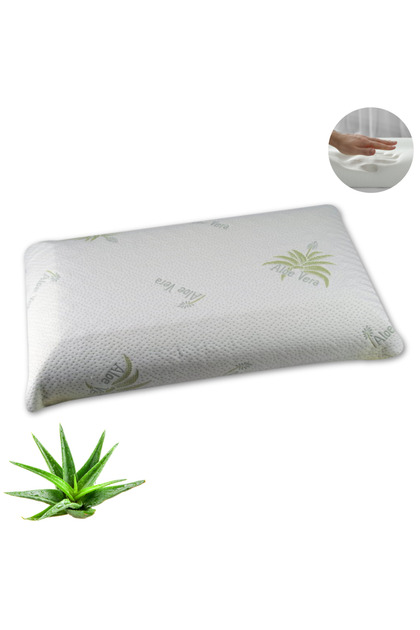 Pernă cu memorie și aloe vera – confort ortopedic, antialergic și ventilație optimizată