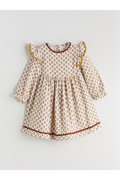 Lcw Kids Floral and Ruffle Girls' Dress