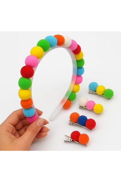 Pon Pon Crown and 2-Piece Pen Buckle Set